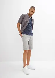 Instap jeans stretch bermuda regular fit, bonprix