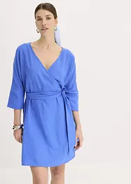 Mini jurk met riem in wikkellook, bonprix