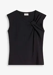 Shirt van een elastische katoenmix met een twist, bonprix
