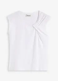 Shirt van een elastische katoenmix met een twist, bonprix