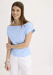 Off-shoulder shirt van puur biologisch katoen, bonprix