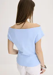 Off-shoulder shirt van puur biologisch katoen, bonprix
