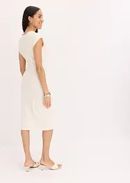 Jerseyjurk van elastische katoenmix met knopen, bonprix