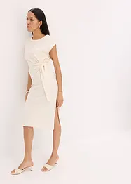Jerseyjurk van elastische katoenmix met knopen, bonprix