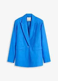 Casual linnen blazer met brede revers, bonprix