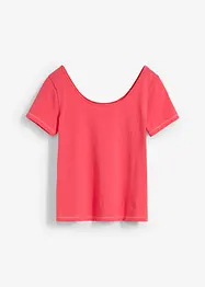 T-shirt met diepe halslijn achter, bonprix