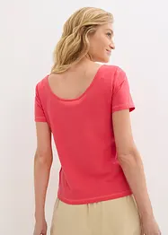 T-shirt met diepe halslijn achter, bonprix