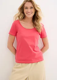 T-shirt met diepe halslijn achter, bonprix