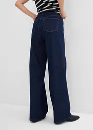 Wide leg jeans, high waist, low stretch, bonprix