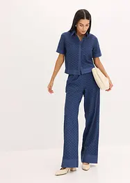 Blouse met broderie, bonprix
