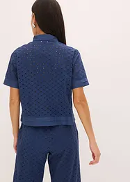 Blouse met broderie, bonprix