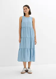 Midi jurk van gladde Lyocell, bonprix