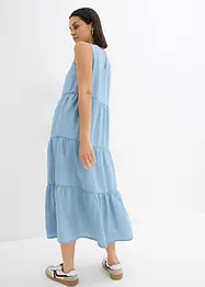 Midi jurk van gladde Lyocell, bonprix