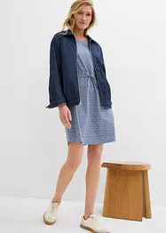 Jersey jurk met koorddetail, bonprix