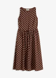 Midi jurk met bindceintuur, bonprix
