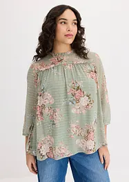 Chiffon tuniek bedrukt, bonprix