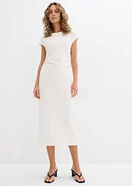 Midi jurk van soepel vallende viscose, bonprix