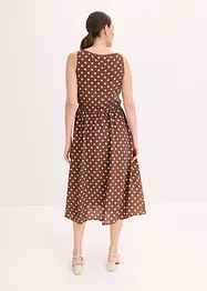 Midi jurk met bindceintuur, bonprix