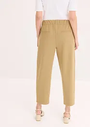 Jersey broek met bandplooien, bonprix