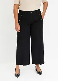 Twill broek met sierknopen, bonprix