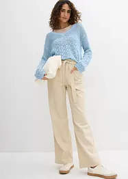 7/8 broek met comfortband van puur katoen, bonprix