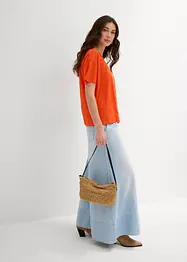 T-shirt met kanten details, bonprix