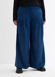 Bandplooibroek met hoge band van viscose-mix, bonprix