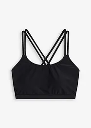 Bralette bikinitop met gekruiste bandjes, bonprix