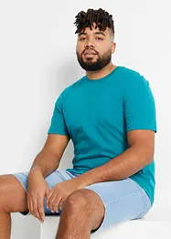 T-shirt (set van 2) van puur katoen, bonprix