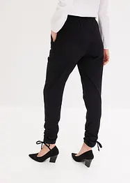 Jersey broek met rijgkoordjes, bonprix