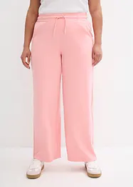 Wijde jersey broek van interlock, bonprix