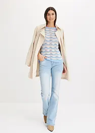 Bootcut stretch jeans, mid waist, bonprix