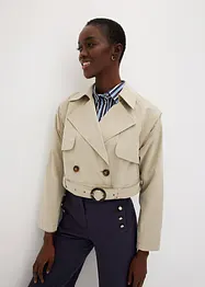 Trenchcoat met afneembare mouwen, bonprix