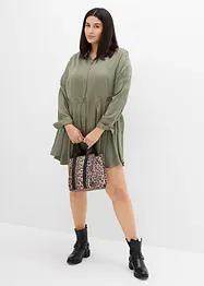 Mini jurk van soepelvallende viscose, bonprix