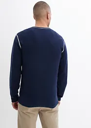 Henley trui van puur katoen, bonprix