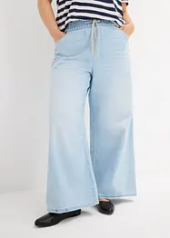 Wide leg jeans, mid waist, comfortabele band, bonprix