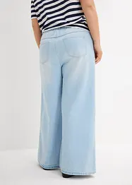 Wide leg jeans, mid waist, comfortabele band, bonprix