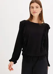 Shirt met volants, bonprix
