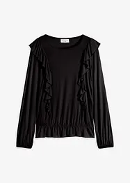Shirt met volants, bonprix