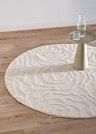Rond vloerkleed met een bijzonder zacht oppervlak, bonprix