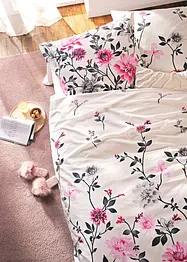 Dekbedovertrek met bloemen, bonprix