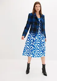 Jersey jurk met pofmouwen van zachte viscosemix, bonprix