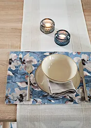 Placemats met bloemenprint (set van 2), bonprix