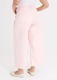 Stretch twill broek met riem, bonprix