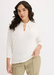Shirt met 3/4 mouwen en twist, bonprix