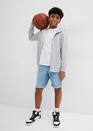 Jongens stretch jeans bermuda, bonprix