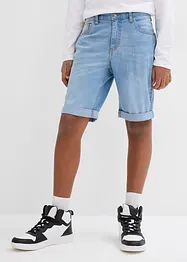 Jongens stretch jeans bermuda, bonprix