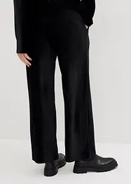 Wijde broek van jersey-corduroy met comfortband, bonprix