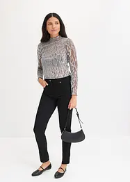 Longsleeve met glitters, bonprix