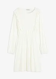 Jersey jurk met volants, bonprix